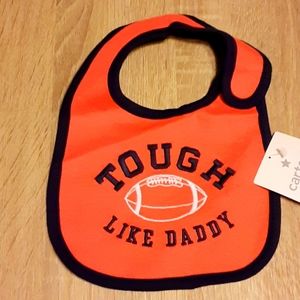 CARTER'S 《"Tough Like Daddy" Baby Bib》